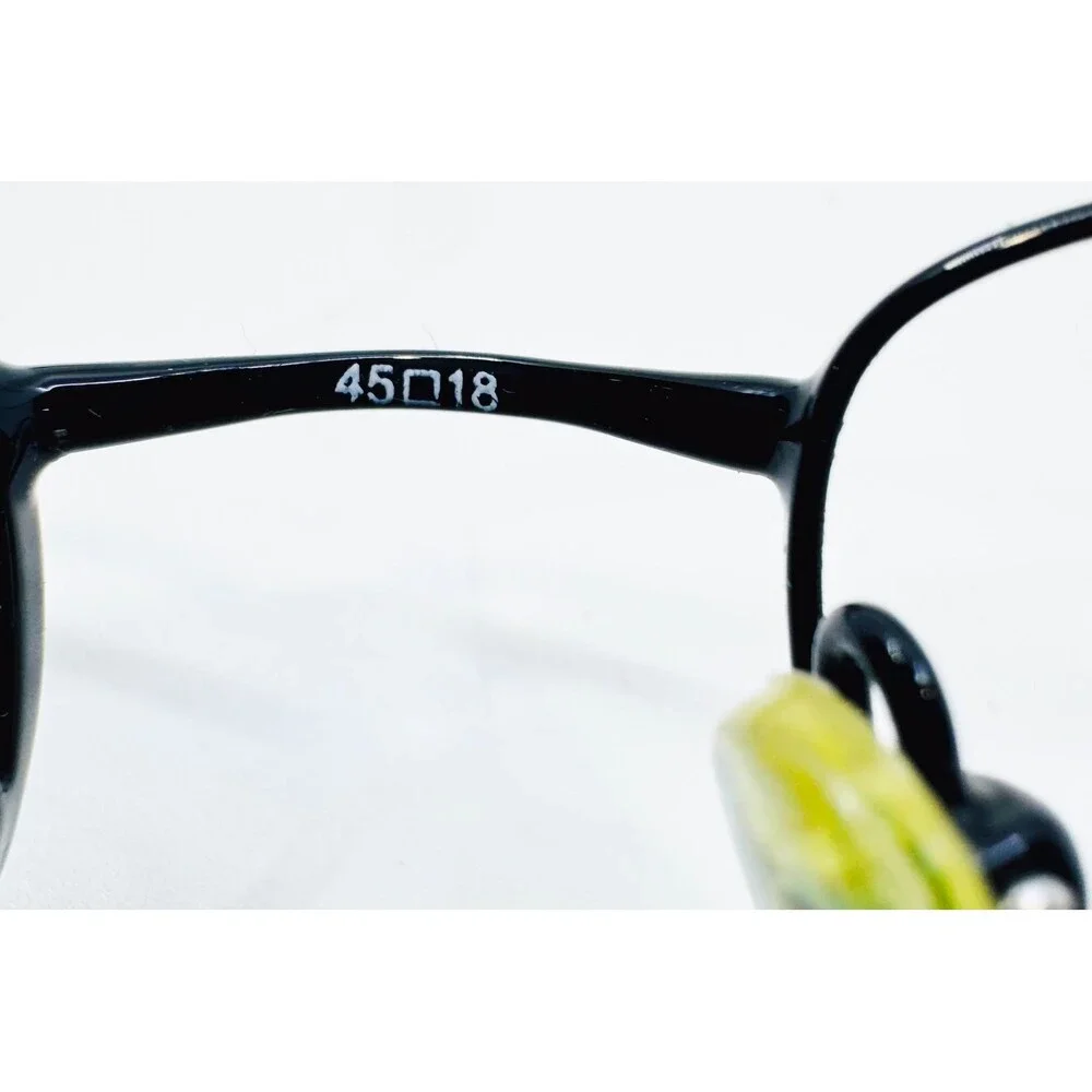 Unbranded Eyeglasses Frames Kids Black Metal Rectangle 45-18-130 44551 45mm